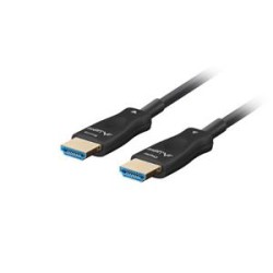 Lanberg Kabel HDMI M/M V2.1 50M optický černý AOC