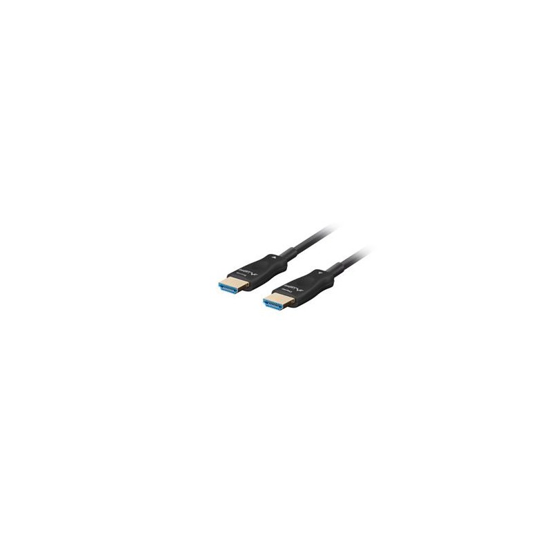 Lanberg Kabel HDMI M/M V2.1 50M optický černý AOC