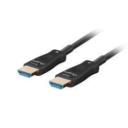 Lanberg Kabel HDMI M/M V2.1 20M optický černý AOC