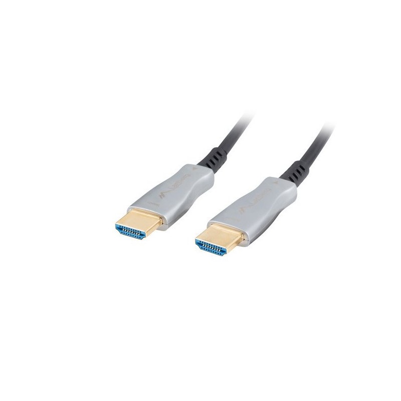 Lanberg Kabel HDMI M/M V2.0 80M optický černý AOC
