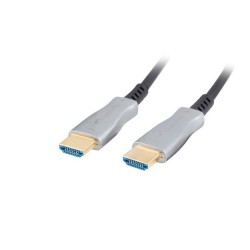 Lanberg Kabel HDMI M/M V2.0 50M optický černý AOC