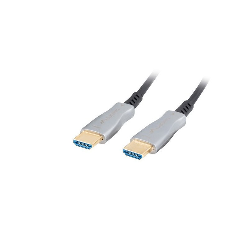 Lanberg Kabel HDMI M/M V2.0 50M optický černý AOC