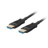 Lanberg Kabel HDMI M/M V2.1 100M optický černý AOC