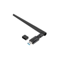 Lanberg USB adaptér bezdrátová síťová Karta NC-1200-WIE AC1200 Dual Band 1X interní + 1X Externí anténa