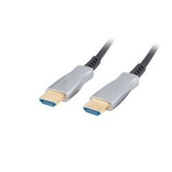 Lanberg HDMI M/M V2.0 Kabel 10M optický černý AOC