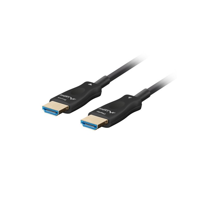 Lanberg Kabel HDMI M/M V2.1 10M optický černý AOC