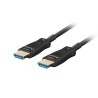 Lanberg Kabel HDMI M/M V2.1 10M optický černý AOC