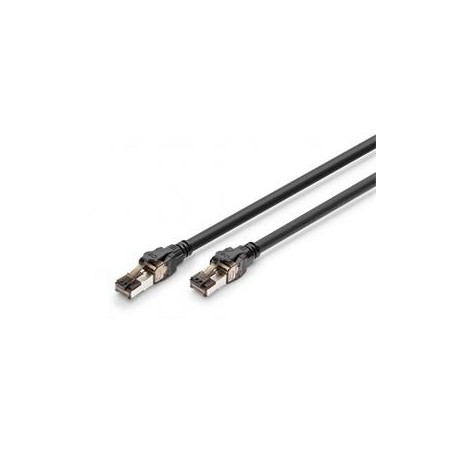 Digitus CAT 8.1 S-FTP patch kabel, Cu, LSZH AWG 24/7, 2 m, černá