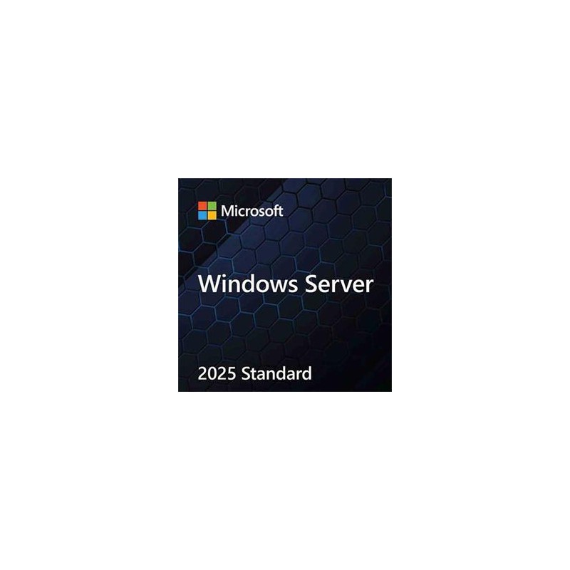 OEM Windows Server Standard 2025 64bit German 1pk DVD 16 Core