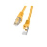 LANBERG Patch kabel cat6 FTP 1m žlutý Fluke Passed