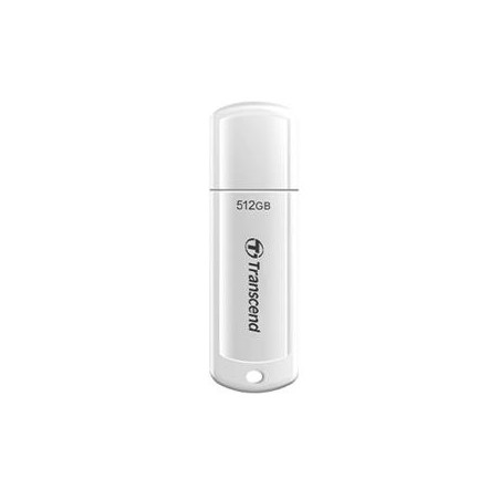 Transcend 512GB JetFlash 730 USB 3.1 flash disk, bílý