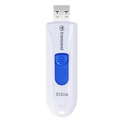 Transcend 512GB JetFlash 790W, USB 3.0 (3.1 Gen 1) flash disk, bílo/modrý