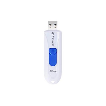 Transcend 512GB JetFlash 790W, USB 3.0 (3.1 Gen 1) flash disk, bílo/modrý
