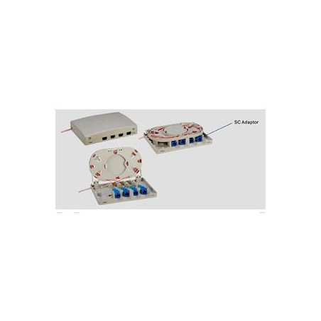 OPTIX FTTH BOX pro 4 vlákna pouze pro spojky SC