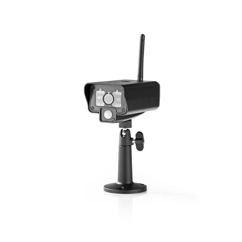 Nedis CSWL1C20CBK - Digitální bezdrátová kamera | 2.4 GHz | VGA | Vnitřní a Venkovní | Noční vidění: 5.00 m | Černá