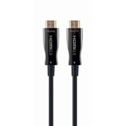 Gembird Aktivní optický (AOC) Vysokorychlostní kabel HDMI s Ethernetem, černý, 30m