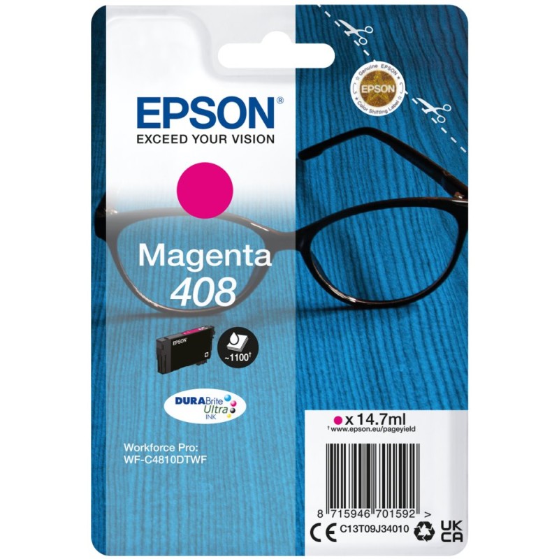 EPSON ink Magenta 408 DURABrite Ultra Ink (1.100 str.)