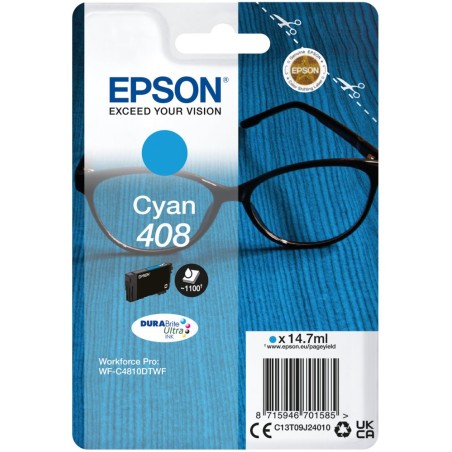 EPSON ink Cyan 408 DURABrite Ultra Ink (1.100 str.)