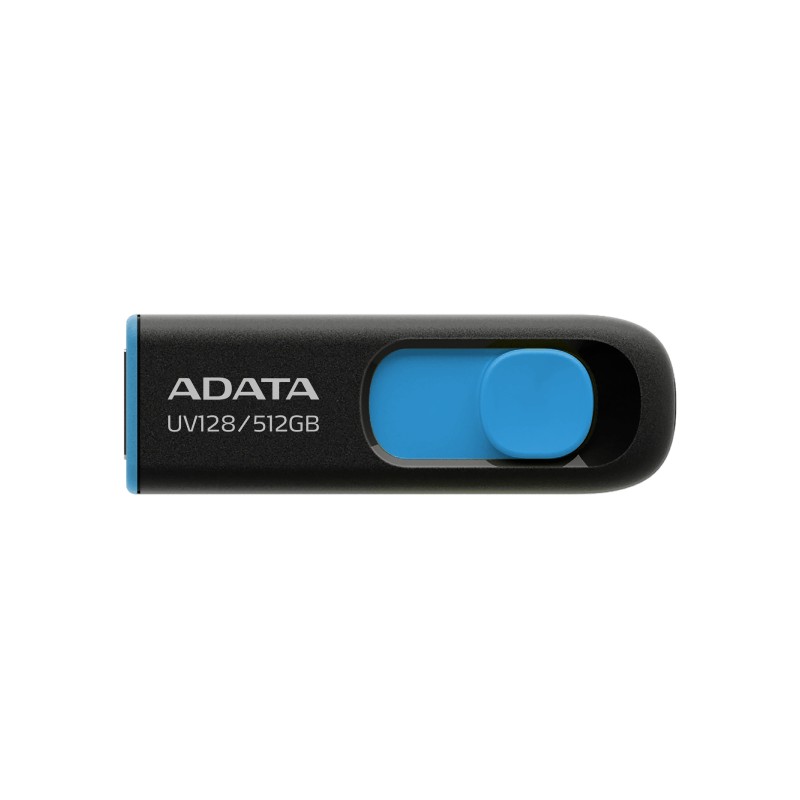 ADATA Flash Disk 512GB UV128, USB 3.2, černo-modrá