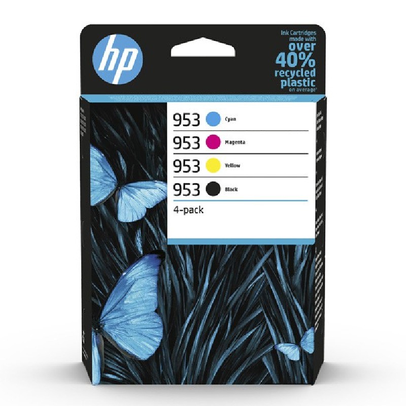 HP 953 CMYK Original Ink Cartridge 4-Pack (700 / 700 / 700 / 1,000 pages)