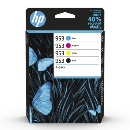 HP 953 CMYK Original Ink Cartridge 4-Pack (700 / 700 / 700 / 1,000 pages)