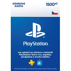 ESD CZ - PlayStation Store el. peněženka - 1500 Kč