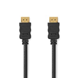 Nedis CVGL34060BK05 - Kabel High Speed HDMI s Ethernetem | Konektor HDMI - Konektor HDMI | 0,5 m | Černá barva