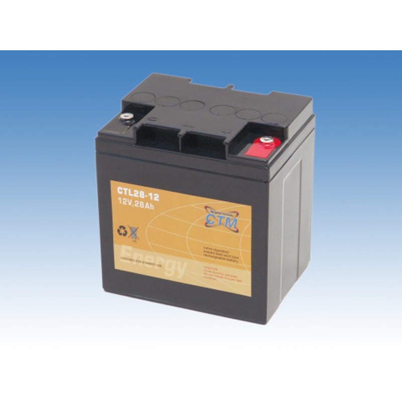 Fukawa CTL akumulátor (12V 28Ah závit M5 životnost 10-12 let)