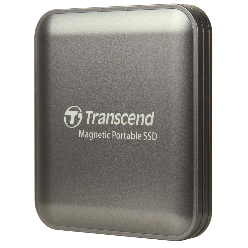 Transcend ESD420C 2TB, USB 20Gbps Type C, Externí odolný SSD disk (3D NAND flash), 2000MB/R, 2000MB/W, Magsafe, šedý