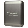Transcend ESD420C 2TB, USB 20Gbps Type C, Externí odolný SSD disk (3D NAND flash), 2000MB/R, 2000MB/W, Magsafe, šedý