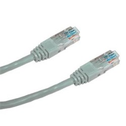 DATACOM Patchkabel 50m , UTP , Cat5e , RJ45, šedý