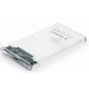 GEMBIRD EE2-U3S9-6 Box pro HDD/SSD 2,5" SATA – USB 3.0, 9,5 mm, průhledný plast