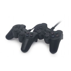 GEMBIRD JPD-UDV2-01 Dvojitý USB herní ovladač pro PC s duální vibrací