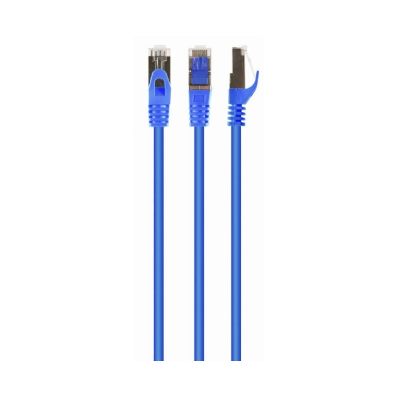 GEMBIRD PP6A-LSZHCU-B-10M patchcord RJ45 cat.6A SFTP LSZH 10m modrý