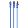 GEMBIRD PP6A-LSZHCU-B-10M patchcord RJ45 cat.6A SFTP LSZH 10m modrý