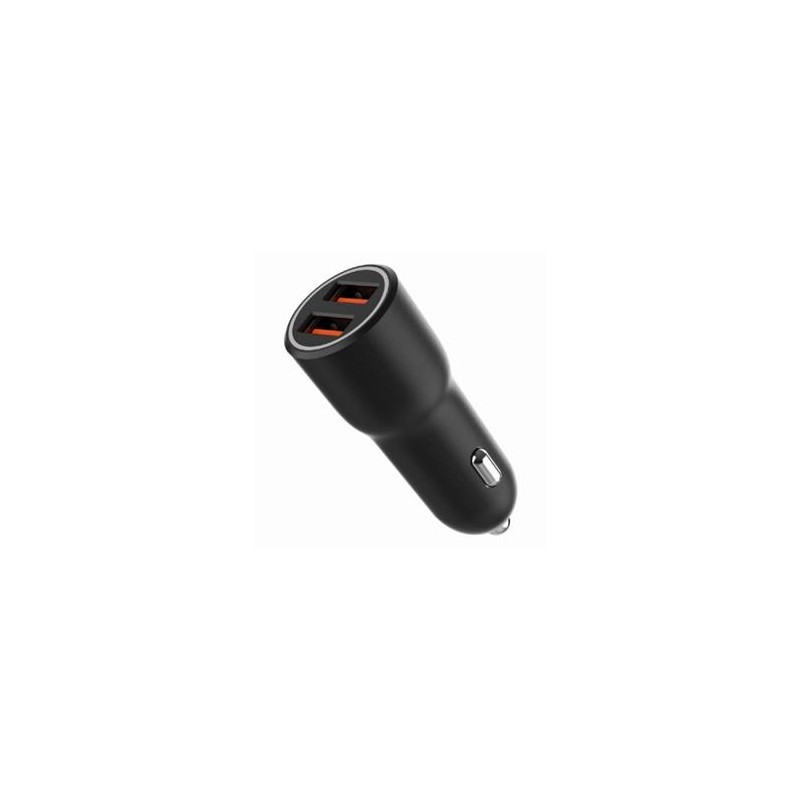 GEMBIRD rychlonabíječka do auta, 2 porty USB, QC3.0, 36W, černá – novinka