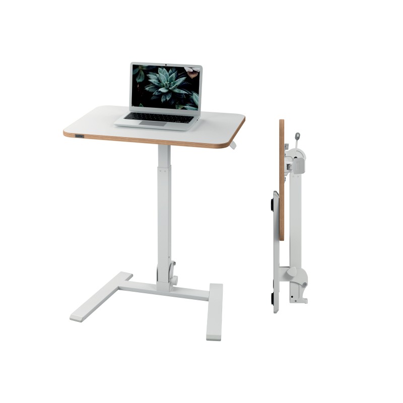 LEITZ výškově nastavitelný skládací ergonomický stůl Ergo, bílý