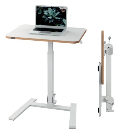 LEITZ výškově nastavitelný skládací ergonomický stůl Ergo, bílý