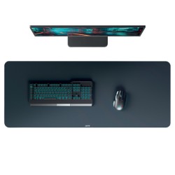 LEITZ podložka na stůl XL 100x40cm sametově šedá