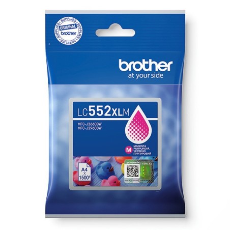 BROTHER INK LC-552XLM - magenta - cca 1500stran, pro MFC-J3660 MFC-J3960
