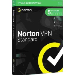 NORTON SECURE VPN Standard 1 uživatel na 5 zařízení na 1 rok