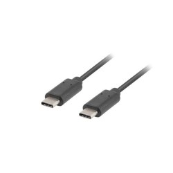 Lanberg Kabel USB-C M/M 2.0 1M černý