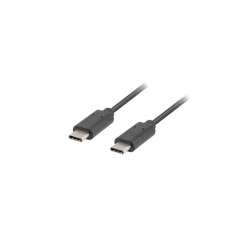 Lanberg Kabel USB-C M/M 2.0 1M černý
