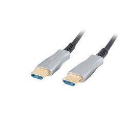 Lanberg Kabel HDMI M/M V2.0 4M optický černý AOC