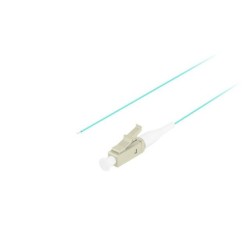Lanberg Pigtail optické vlákno MM LC/UPC OM3 Easy Strip 50/125 2M Aqua