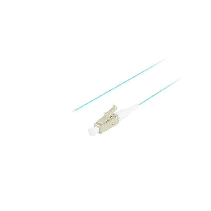 Lanberg Pigtail optické vlákno MM LC/UPC OM3 Easy Strip 50/125 2M Aqua