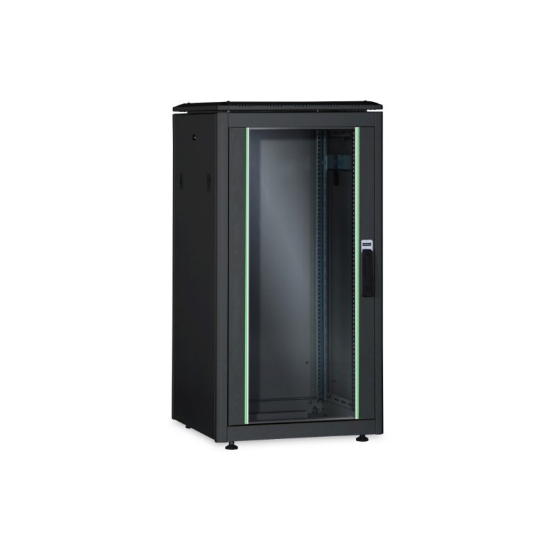 DIGITUS 26U síťový rack, Unique Series 1342x800x1000 mm, černá barva (RAL 9005)