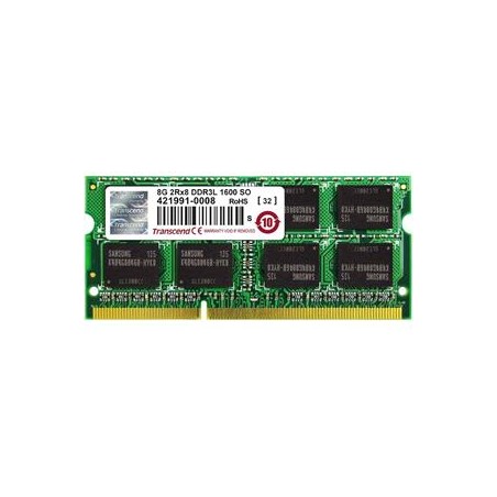 Transcend paměť SODIMM DDR3L 8GB 1600MHz 1Rx8 Rx8 for iMAC Late 2013