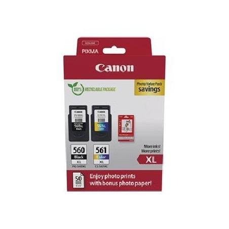 Canon CARTRIDGE CRG PG-560XL/CL-561XL PHOTO VALUE pro PIXMA TS535x,745x (360 str.)