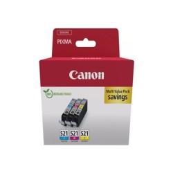 Canon CARTRIDGE CLI-521 C/M/Y MULTI-PACK pro Pixma iP 3600, iP4600, iP4700, MP540, MP550,560, MP620,630,640 (470 str.)